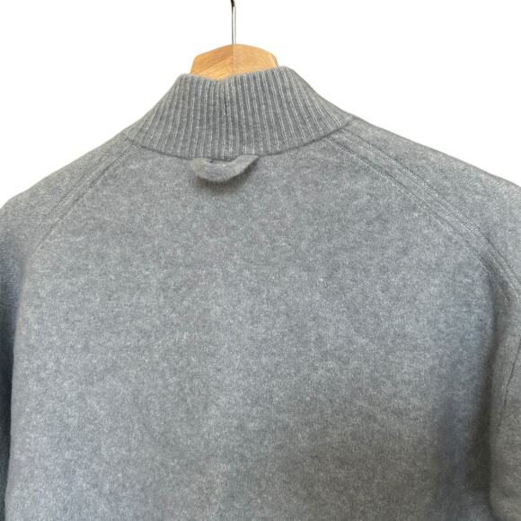 Everlane Mock Neck Wool Yak Blend Sky Blue Sweater Women's sz Small Preppy Cozy - Picture 8 of 12